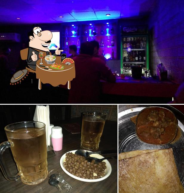 The West End Mughlai Darbar is distinguished by food and bar counter