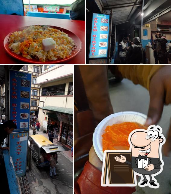 Check out how Aslam Biryani halal food looks outside