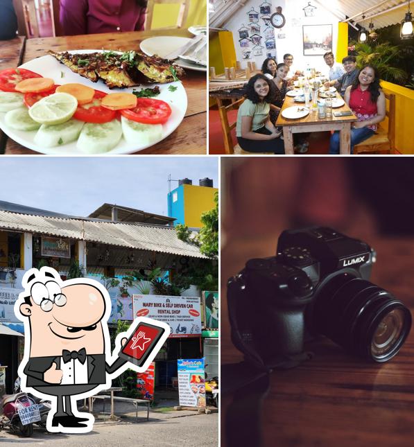 Check out how Babu's Cafe looks outside