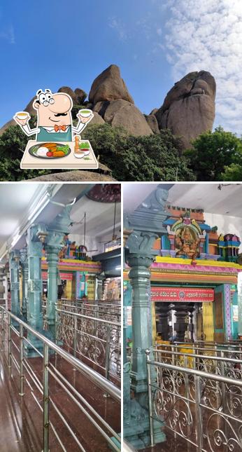 The image of Bhadrakali Temple’s food and interior