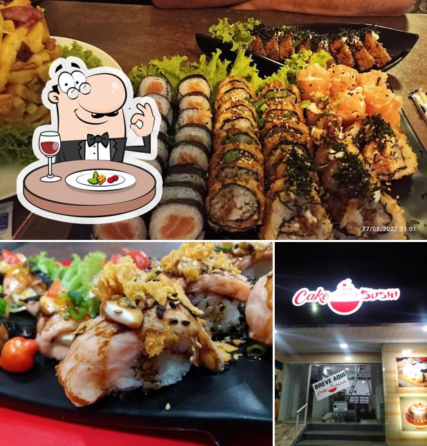 Comida em Cake Sushi