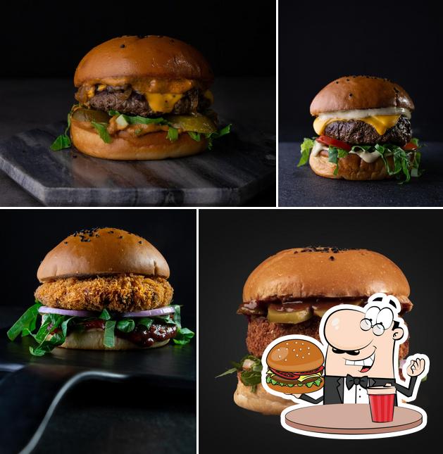 Order one of the burgers available at GOOD FLIPPIN' BURGERS