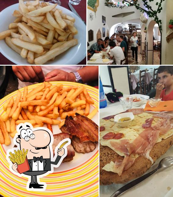 Assaggia un piatto di patatine a Gardensea ristorante Pizzeria forno a legna anche gluteen free