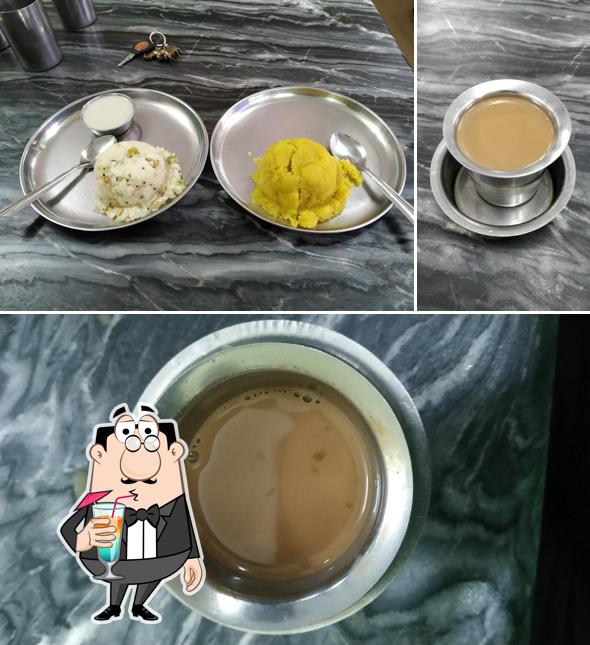Among different things one can find drink and dessert at Hotel Shree Durgamba