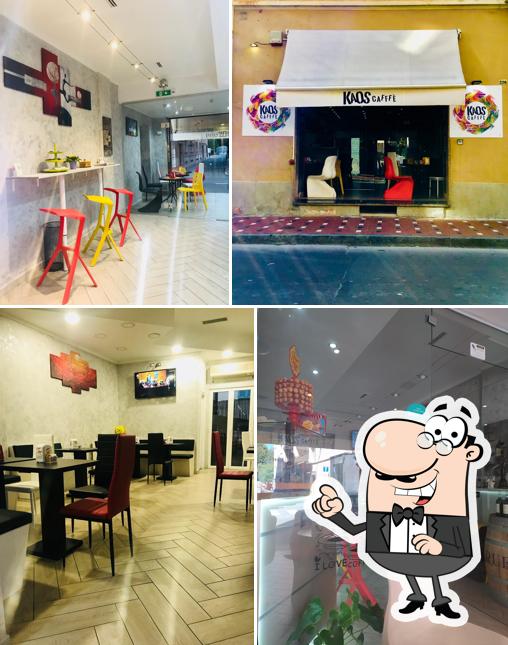 Dai un'occhiata agli interni di Kaos Cafffè