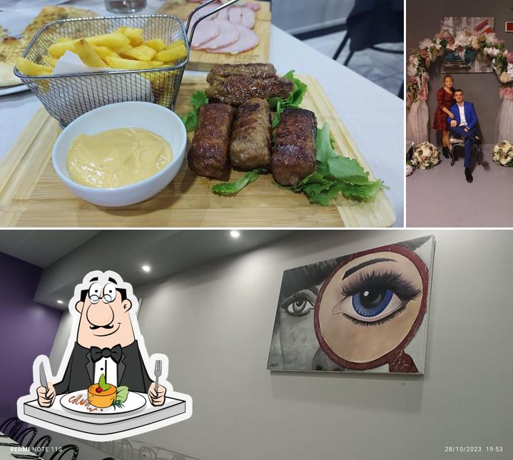 La cibo e nozze del ristorante