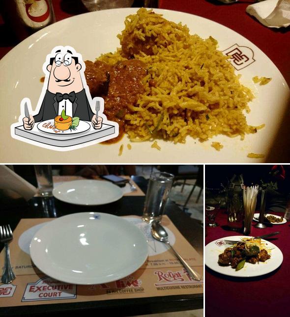 The image of Royal Palate Restaurant’s food and dining table