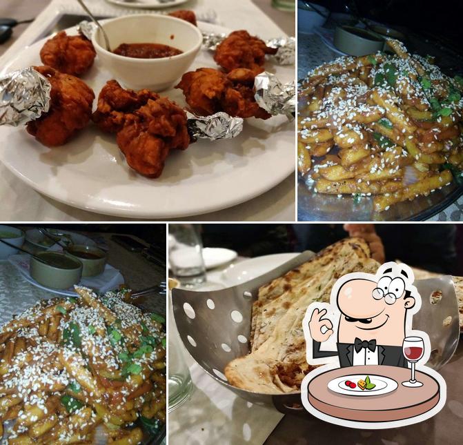 Food at Solitaire restaurant