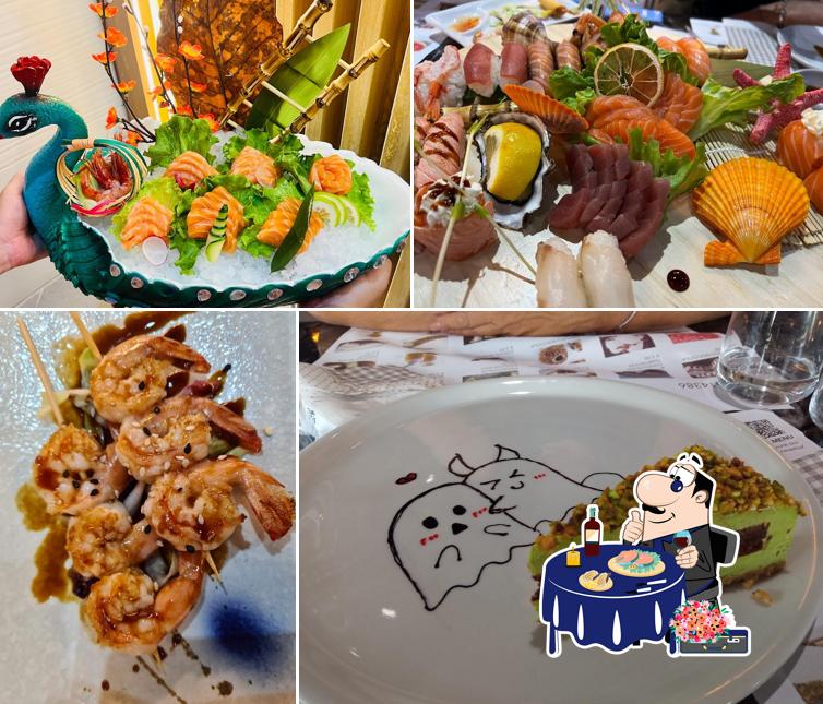 Sashimi al UBE Sushi Lab