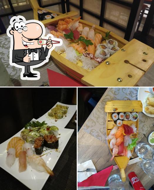 Scegli le varie opzioni di sushi