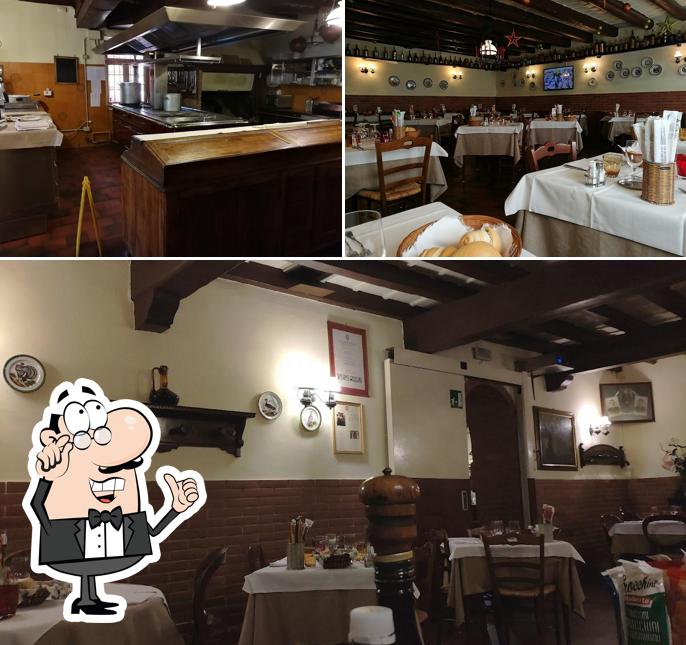 Gli interni di Trattoria Leoncino a Vicenza