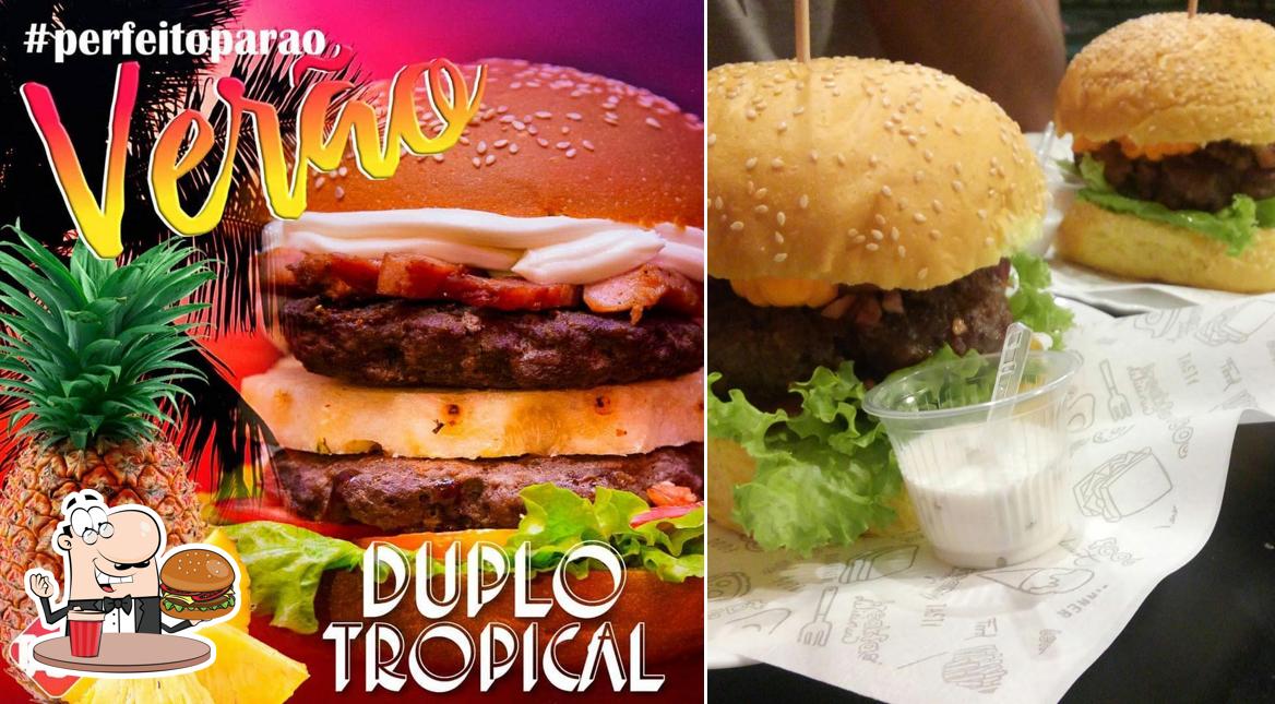Delicie-se com um hambúrguer no Tasty Burguer