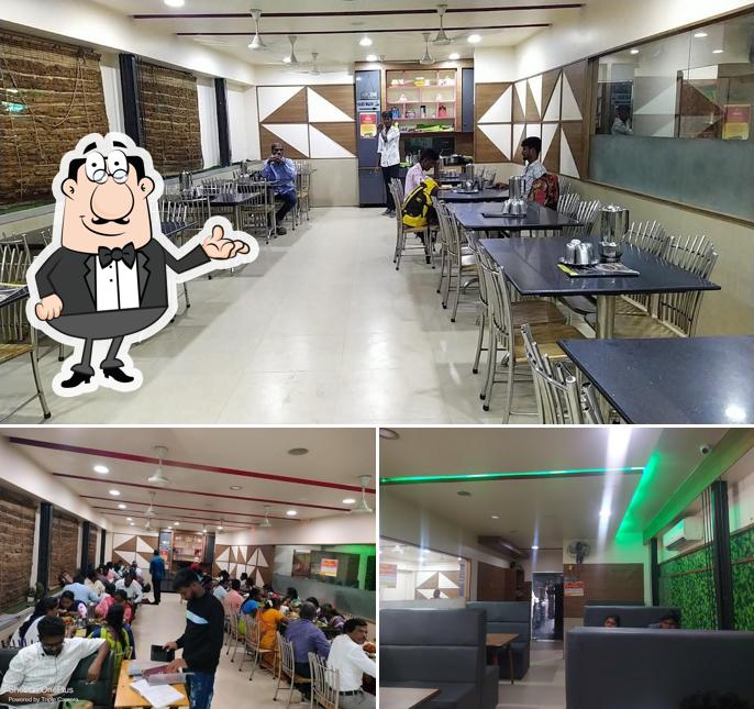 The interior of Kanchana Kari Virunthu