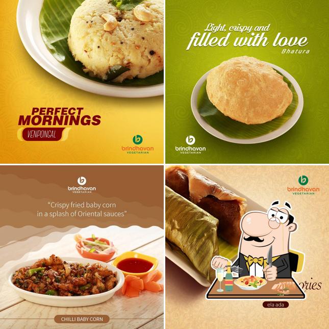 Meals at Brindhavan Vegetarian Restaurant
