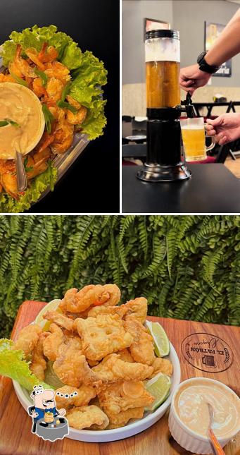 Comida em El Patrón Choperia E Petiscaria