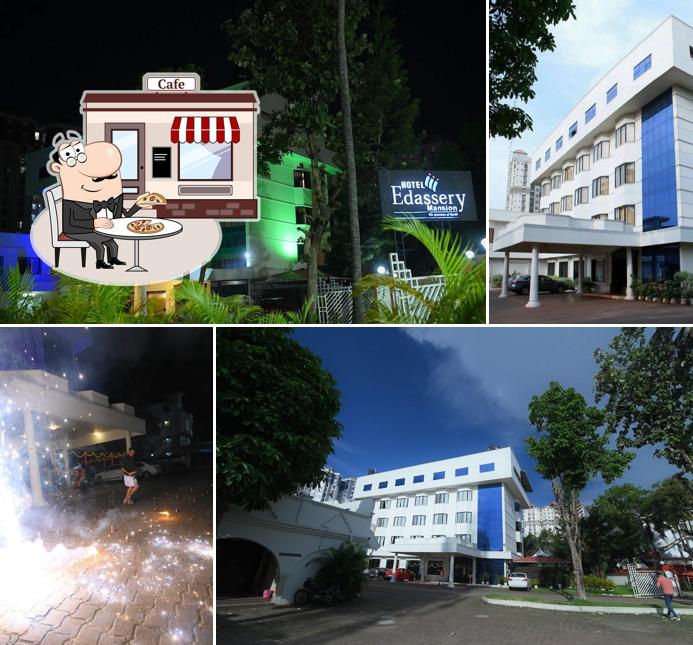 You can get some fresh air at the outside area of Hotel Edassery Mansion premium