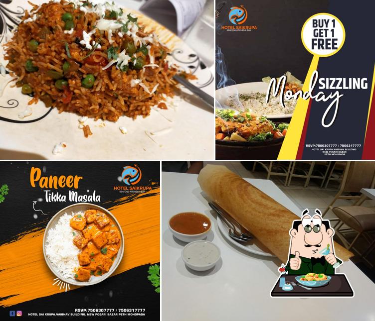 Food at Hotel Sai Kripa