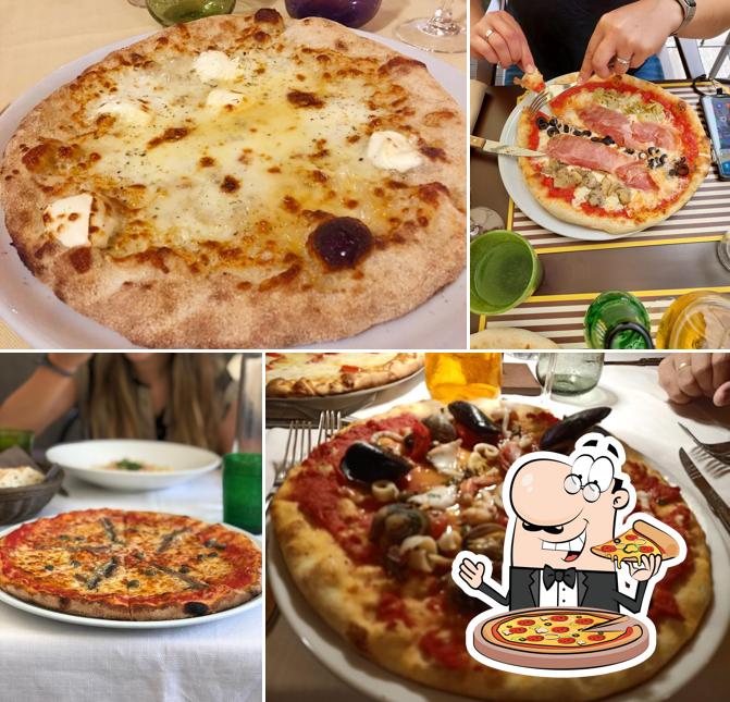 Scegli una pizza a La Taverna di Monterosso