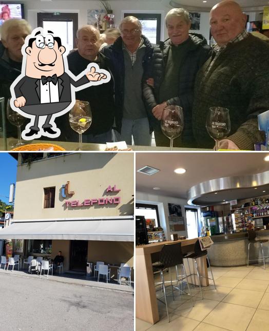 Dai un'occhiata agli interni di Bar Al Telefono