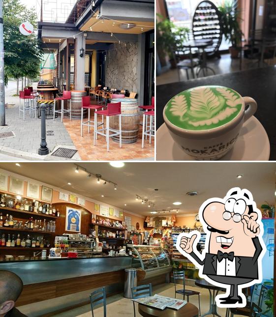 Gli interni di caffè Grandangolo
