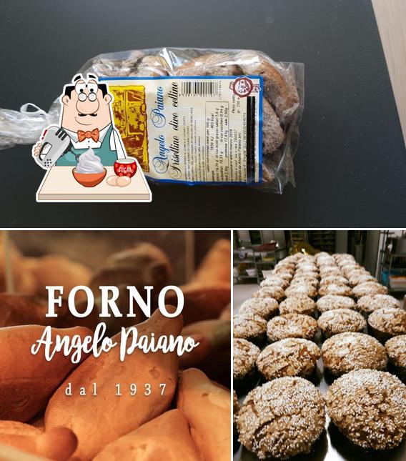 Angelo Paiano Panificio-Biscottificio serve un'ampia selezione di dessert