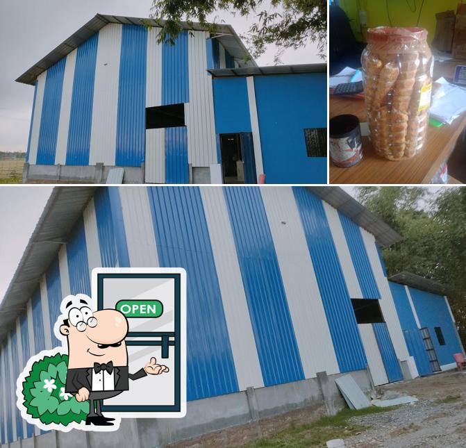 Annapurna bakery factory is distinguished by exterior and beverage