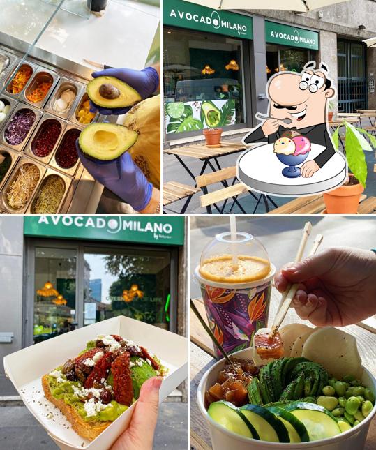 Avocado Milano serve un'ampia varietà di dessert