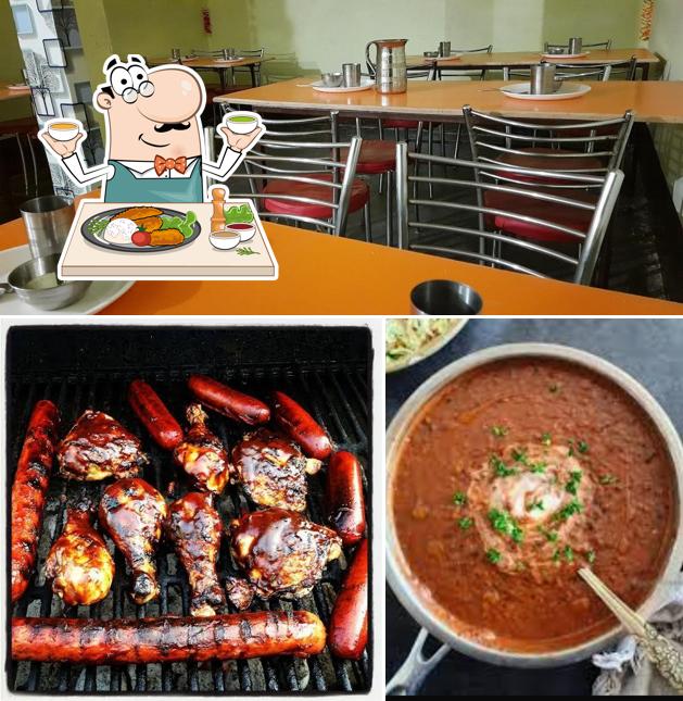 The restaurant's food and interior