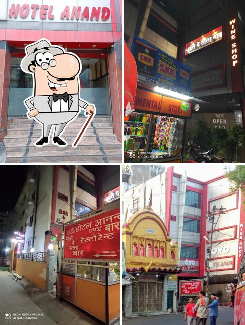 The exterior of Hotel Anand : Best Budget Hotel in Jhansi