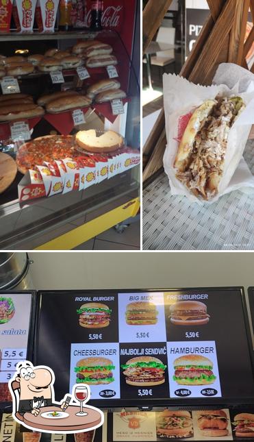 Panino con maiale stirato al Kebab Centar