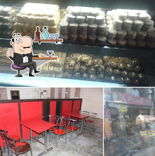 Among various things one can find interior and food at Manohar Bakery & Food Point