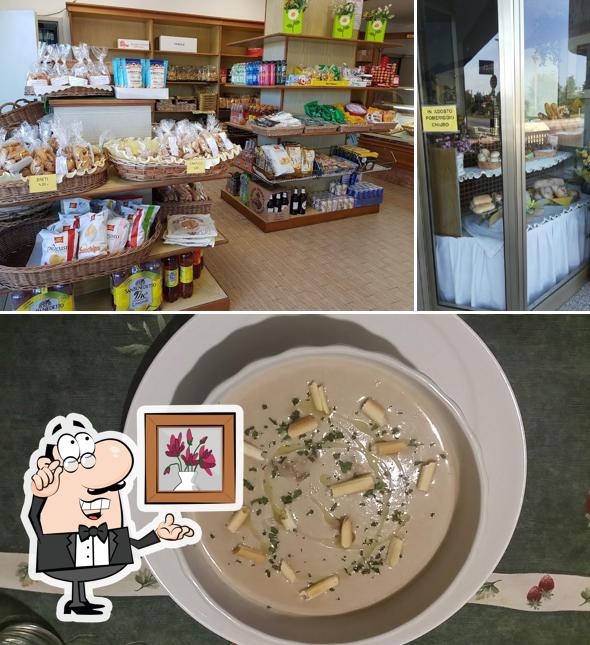 Questa è la foto che raffigura la interni e cibo di Panificio Alla Moncia