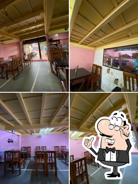 The interior of Sri Ragavendra Shabri Refreshment