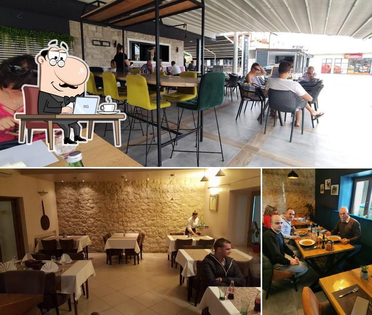 Gli interni di Restoran Dubrava