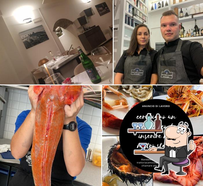 Gli interni di Trattoria Camozzi