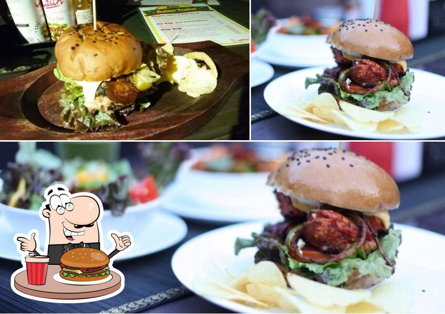 Try out a burger at Mother Trucker