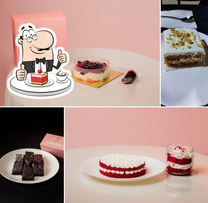 La Crême serves a variety of sweet dishes