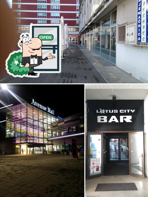 Gli esterni di Lotus Bar
