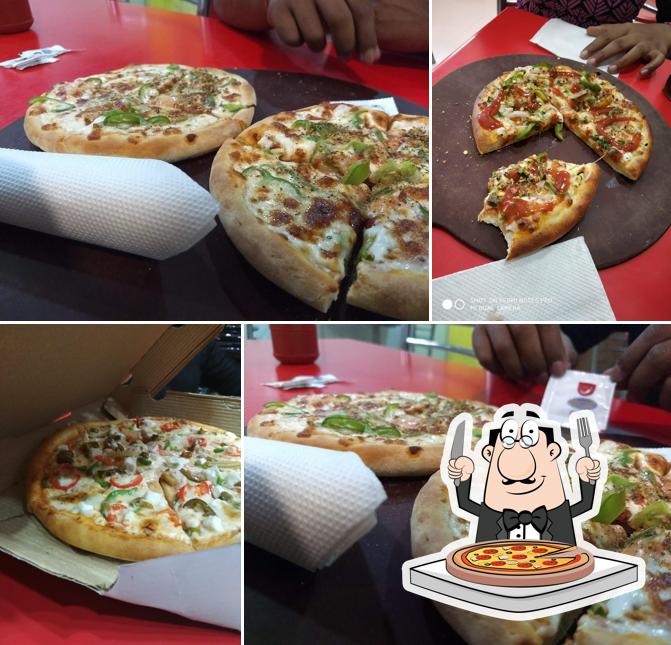Order various types of pizza
