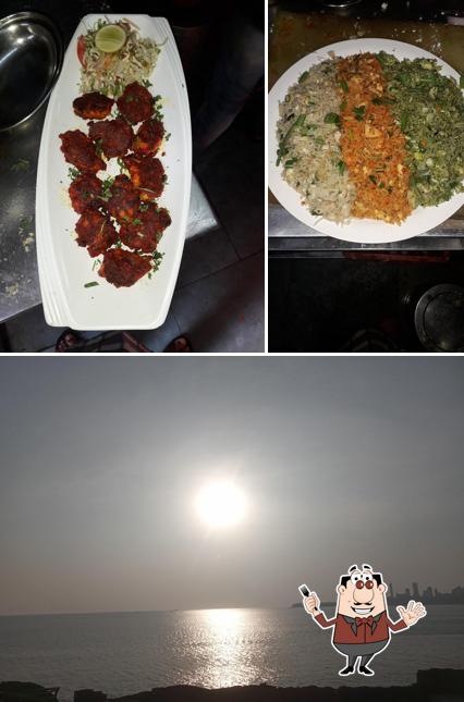 The restaurant's food and exterior