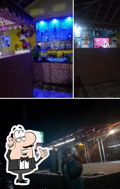 The interior of Rajdeep bar and restaurant