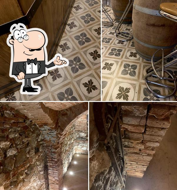 Gli interni di Vineria Stradella