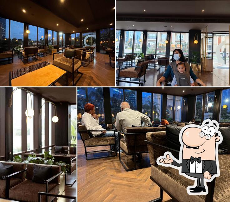 Take a seat at one of the tables at Qaffeine