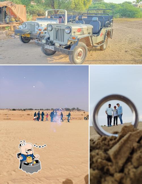 The picture of Desert adventure camp and resort osian’s food and exterior