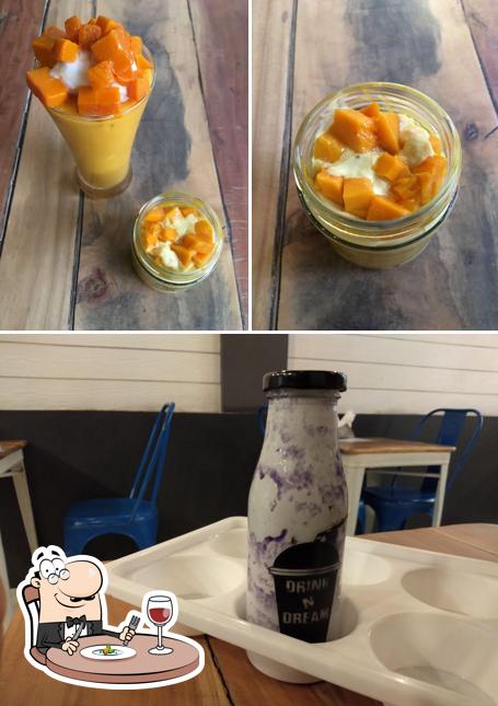 Among different things one can find food and interior at Drink n Dream