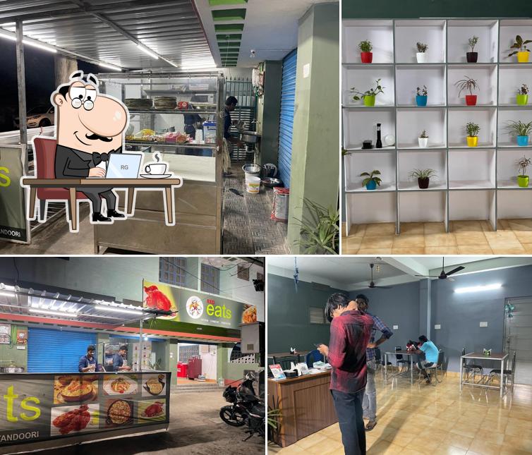 The interior of Red Eats