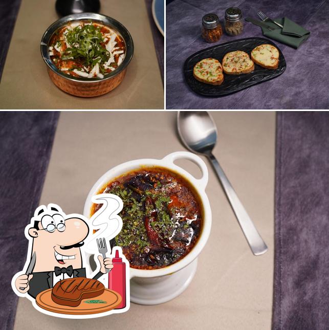 Get meat dishes at Salvia A Fine Dine Restaurant [ Pure Veg ]