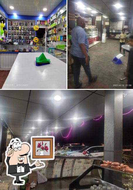 The interior of Sri Sivaa Restaurant Pure Veg A/C