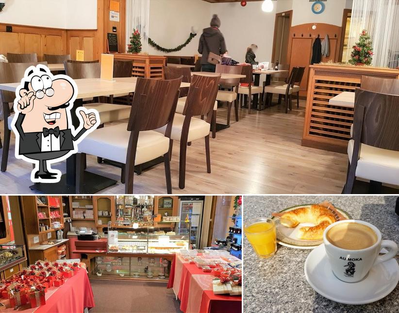 Questa è la foto che raffigura la interni e bevanda di Confiserie Tea-room Zurcher Sàrl