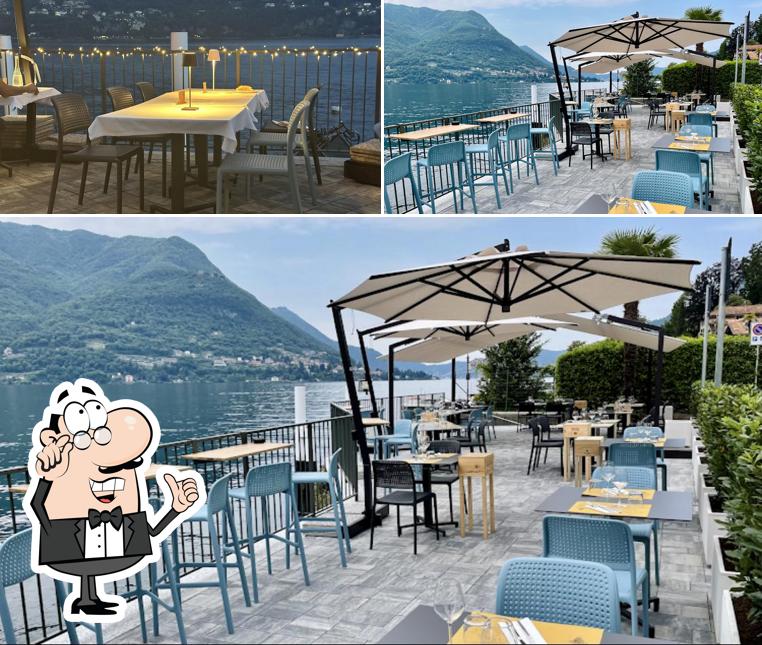 Gli interni di Osteria 20